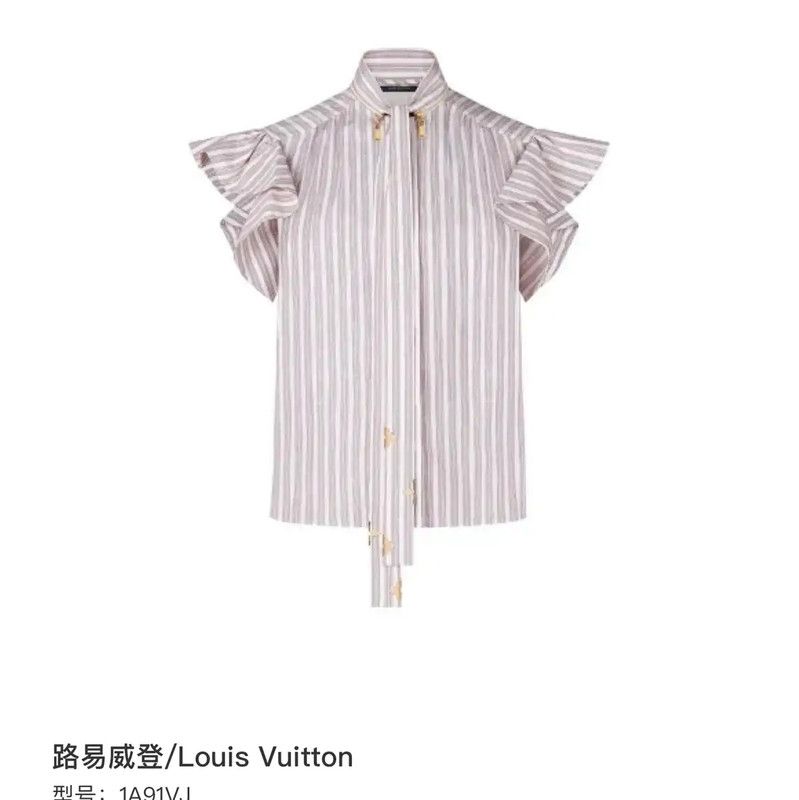 Louis Vuitton Louis Vuitton Pink Cotton Blend Women's Shirt 0089 Size L / US 10 / IT 46 - 8 Thumbnail
