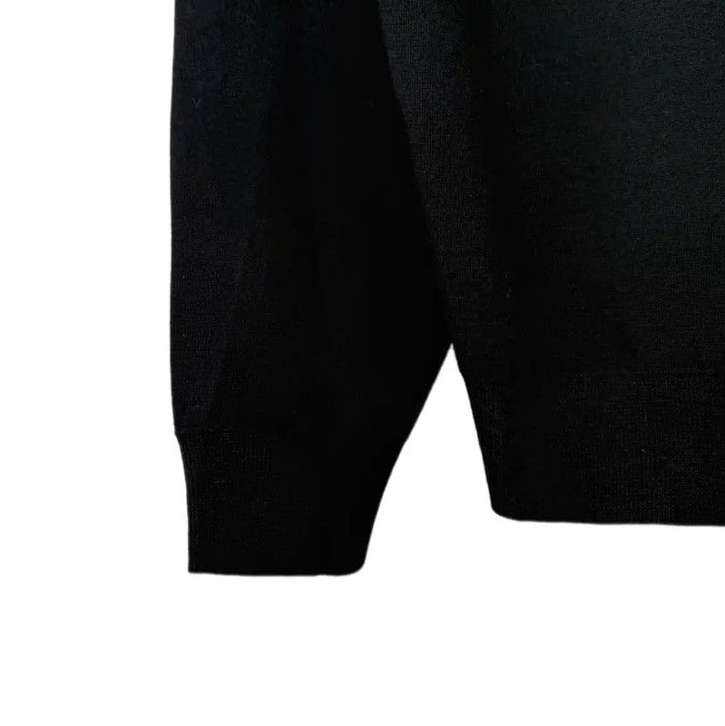Louis Vuitton Louis Vuitton Black Cotton Blend Cardigan for Women 0089 Size L / US 10 / IT 46 - 7 Thumbnail