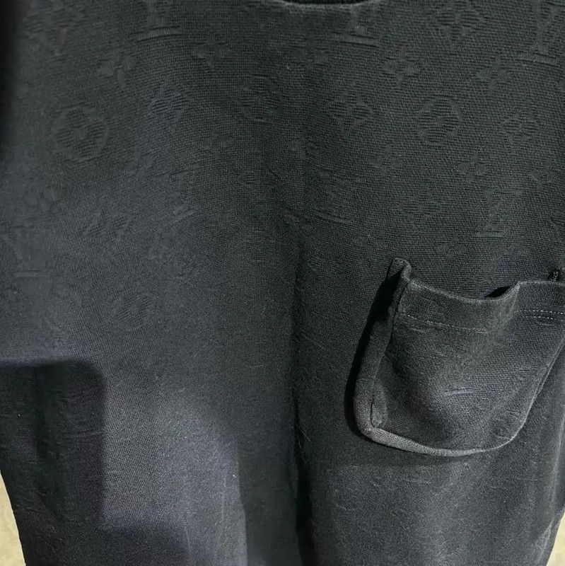 Louis Vuitton Louis Vuitton Black Cotton Women's T-Shirt 0089 Size S / US 4 / IT 40 - 4 Thumbnail
