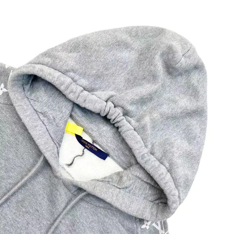 Louis Vuitton Louis Vuitton Gray Cotton Women's Hoodie 0089 Size L / US 10 / IT 46 - 3 Thumbnail