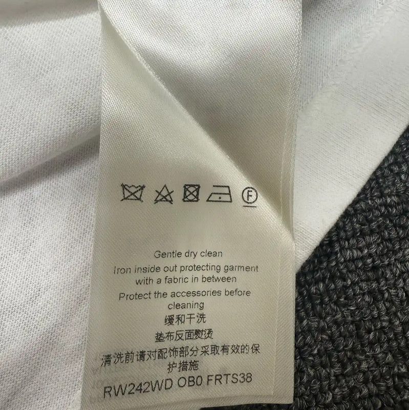 Louis Vuitton Louis Vuitton Women's White Cotton T-Shirt 0089 Size S / US 4 / IT 40 - 5 Thumbnail