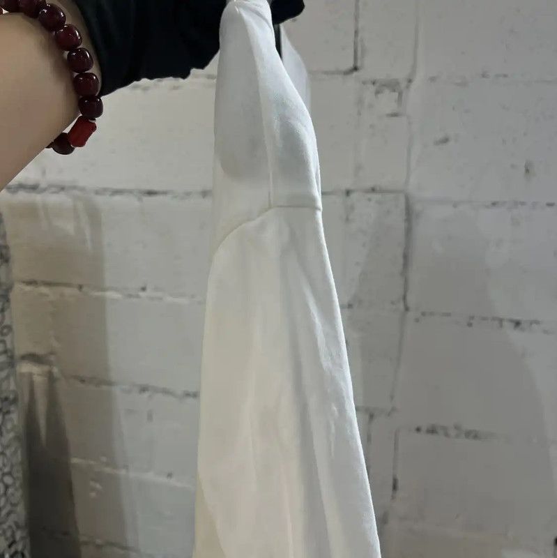 Louis Vuitton Louis Vuitton Women's Cotton T-Shirt in White 0089 Size L / US 10 / IT 46 - 3 Thumbnail