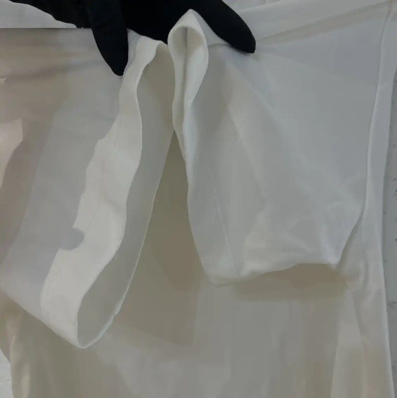 Louis Vuitton Louis Vuitton Women's Cotton T-Shirt in White 0089 Size L / US 10 / IT 46 - 6 Thumbnail