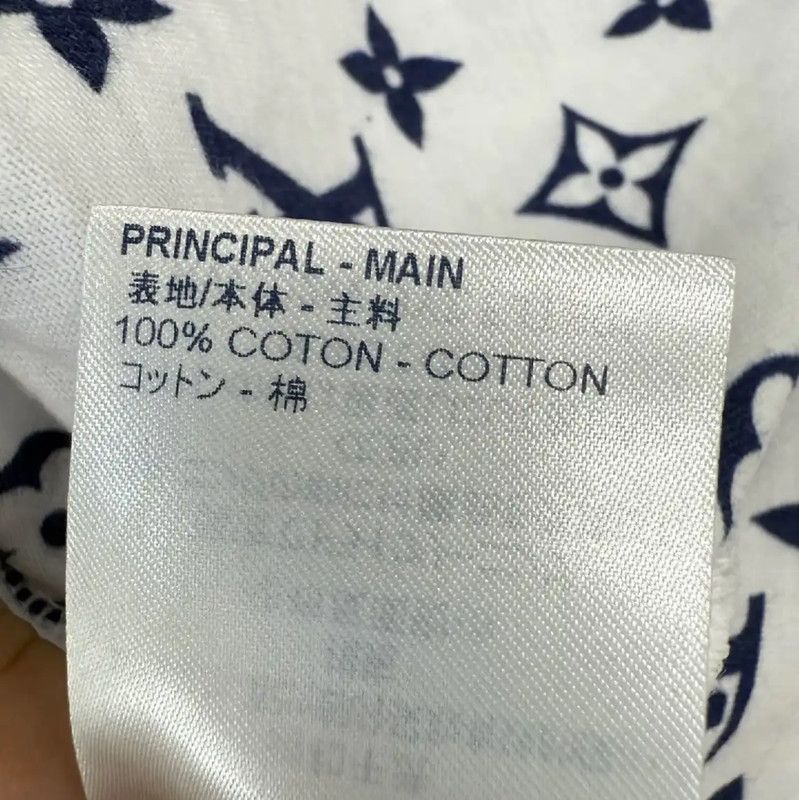 Louis Vuitton Louis Vuitton White Cotton Summer T-Shirt 0089 Size L / US 10 / IT 46 - 5 Thumbnail