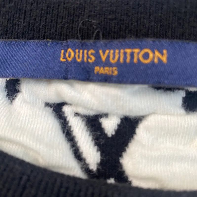 Louis Vuitton Louis Vuitton Black Monogram Long Sleeve Sweatshirt 0089 Size S / US 4 / IT 40 - 5 Thumbnail