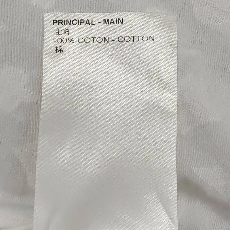 Louis Vuitton Louis Vuitton Women's White Cotton T-Shirt 0089 Size M / US 6-8 / IT 42-44 - 6 Thumbnail