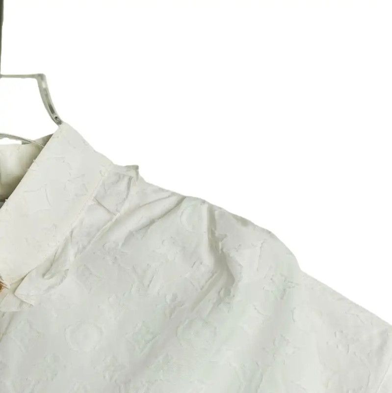 Louis Vuitton Louis Vuitton Women's White Cotton T-Shirt 0089 Size M / US 6-8 / IT 42-44 - 3 Thumbnail