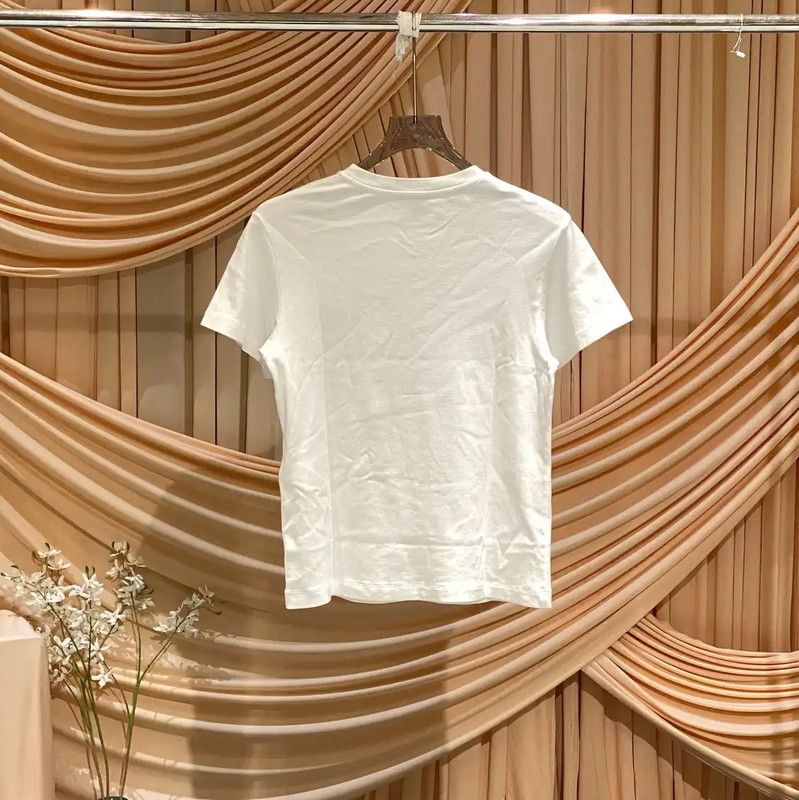 Louis Vuitton Louis Vuitton White Cotton Women's T-Shirt 0089 Size XS / US 0-2 / IT 36-38 - 2 Thumbnail