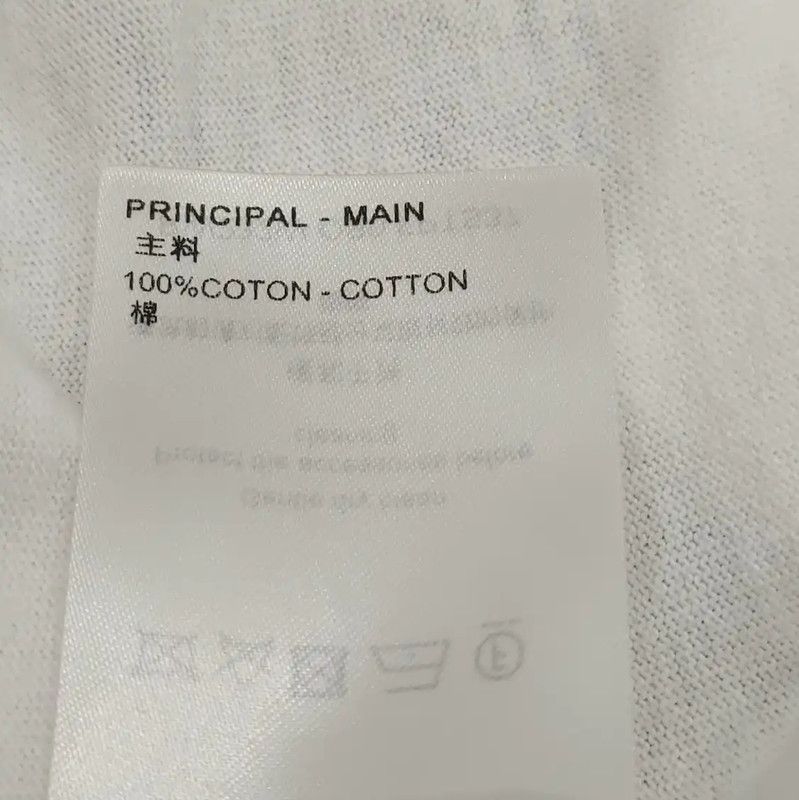 Louis Vuitton Louis Vuitton Women's White Cotton T-Shirt 0089 Size S / US 4 / IT 40 - 6 Thumbnail
