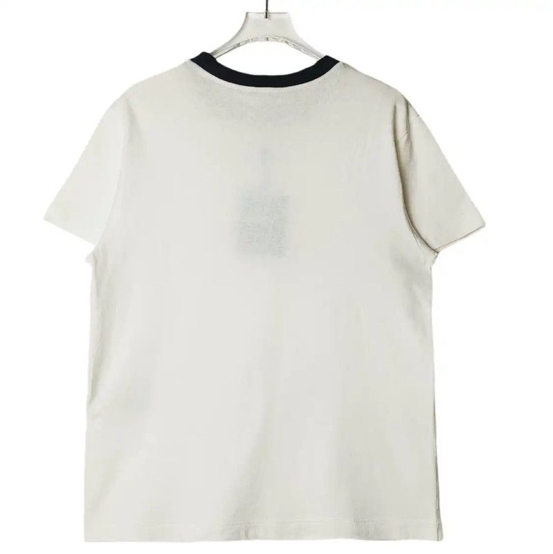 Louis Vuitton Louis Vuitton Women's White Cotton T-Shirt 0089 Size S / US 4 / IT 40 - 2 Thumbnail