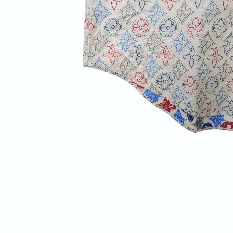 Louis Vuitton Louis Vuitton Women's Cotton Shirt with Pattern 0089 Size L / US 10 / IT 46 - 4 Thumbnail