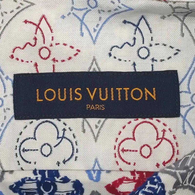 Louis Vuitton Louis Vuitton Women's Cotton Shirt with Pattern 0089 Size L / US 10 / IT 46 - 5 Thumbnail