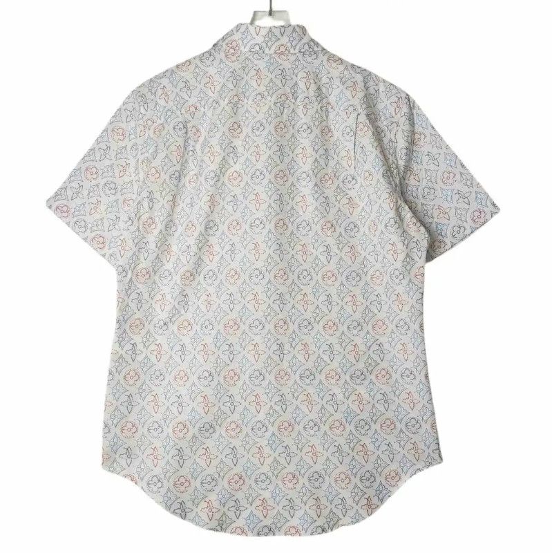 Louis Vuitton Louis Vuitton Women's Cotton Shirt with Pattern 0089 Size L / US 10 / IT 46 - 2 Thumbnail