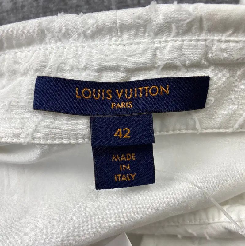 Louis Vuitton Louis Vuitton White Cotton Women's Shirt 0089 Size M / US 6-8 / IT 42-44 - 5 Thumbnail