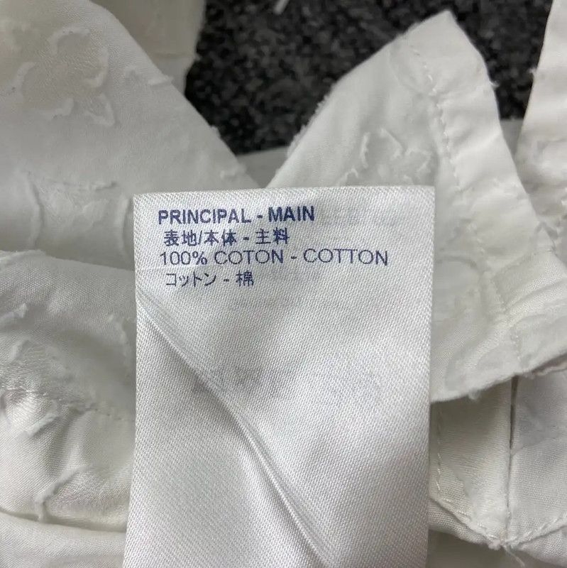Louis Vuitton Louis Vuitton White Cotton Women's Shirt 0089 Size M / US 6-8 / IT 42-44 - 6 Thumbnail