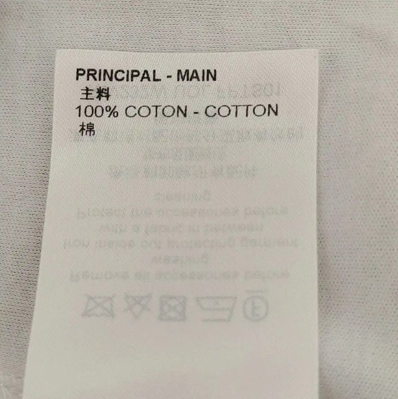 Louis Vuitton Louis Vuitton Women's XS White Cotton T-Shirt 0089 Size XS / US 0-2 / IT 36-38 - 6 Thumbnail