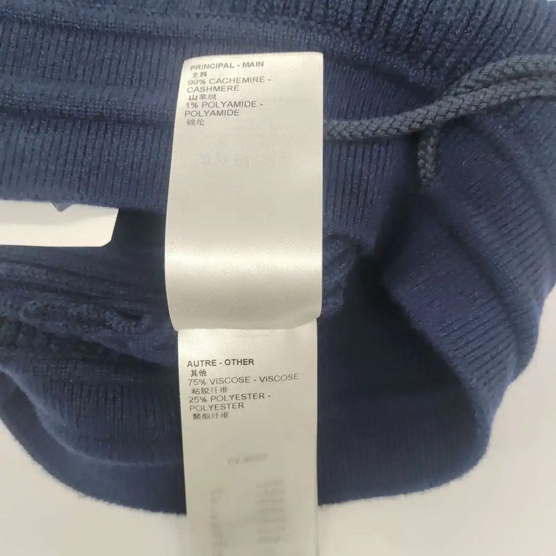 Louis Vuitton Louis Vuitton XS Navy Casual Pants 0089 Size 22" - 5 Thumbnail