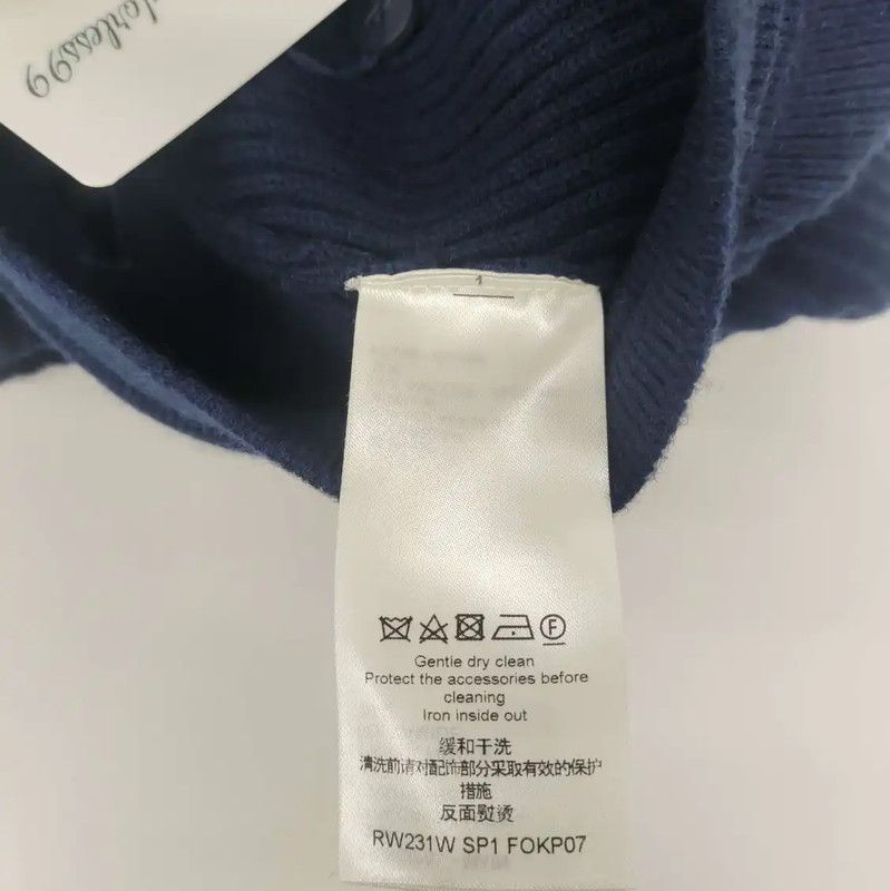 Louis Vuitton Louis Vuitton XS Navy Casual Pants 0089 Size 22" - 4 Thumbnail