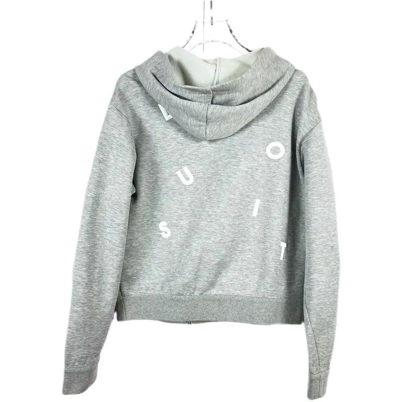 Louis Vuitton Louis Vuitton Gray Cotton Long Sleeve Hoodie 0089 Size XS / US 0-2 / IT 36-38 - 2 Thumbnail