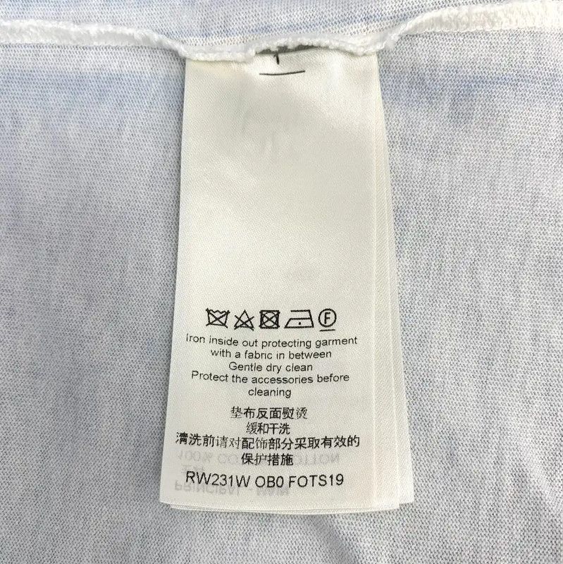Louis Vuitton Louis Vuitton Light Blue Cotton Women's T-Shirt 0089 Size S / US 4 / IT 40 - 6 Thumbnail