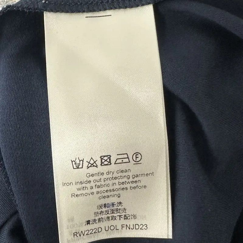 Louis Vuitton Louis Vuitton Spring Autumn Blue Cotton Dress 0089 Size S / US 4 / IT 40 - 5 Thumbnail