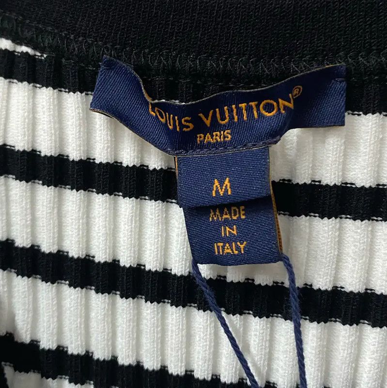 Louis Vuitton Louis Vuitton Summer Striped Sleeveless Crop Top 0089 Size M / US 6-8 / IT 42-44 - 5 Thumbnail