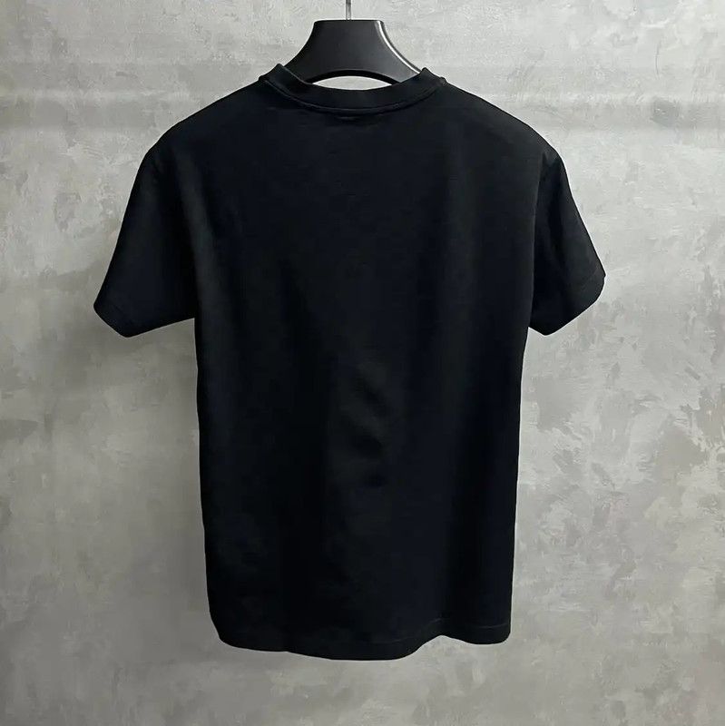 Louis Vuitton Louis Vuitton Black Cotton Women's T-Shirt 0089 Size XS / US 0-2 / IT 36-38 - 2 Thumbnail