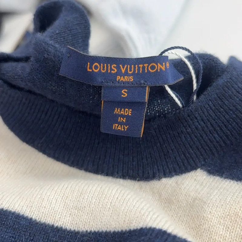 Louis Vuitton Louis Vuitton Striped Wool Women's Pullover Sweater 0089 Size S / US 4 / IT 40 - 3 Thumbnail