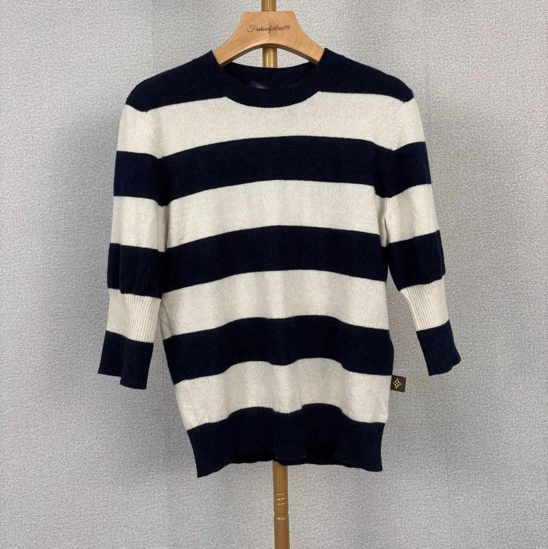 Louis Vuitton Louis Vuitton Striped Wool Women's Pullover Sweater 0089 Size S / US 4 / IT 40 - 2 Thumbnail