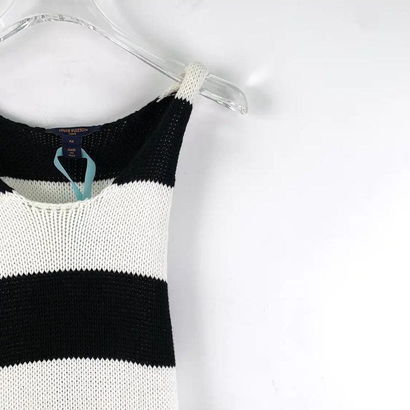 Louis Vuitton Louis Vuitton Women's Color-Block Cotton Dress 0089 Size M / US 6-8 / IT 42-44 - 3 Thumbnail