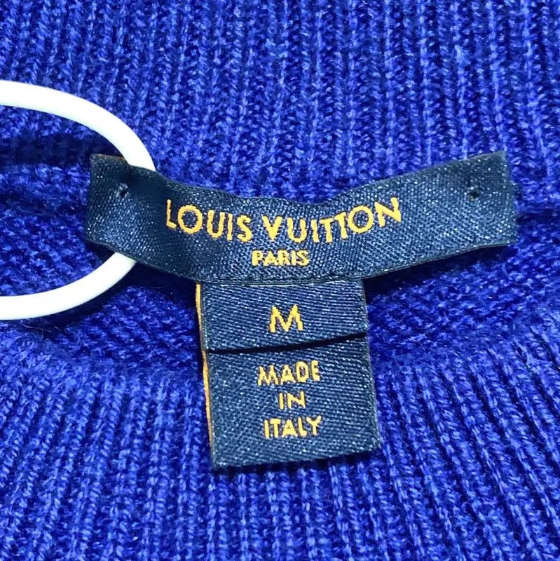 Louis Vuitton Louis Vuitton Blue Cashmere Sweater for Women 0089 Size M / US 6-8 / IT 42-44 - 6 Thumbnail