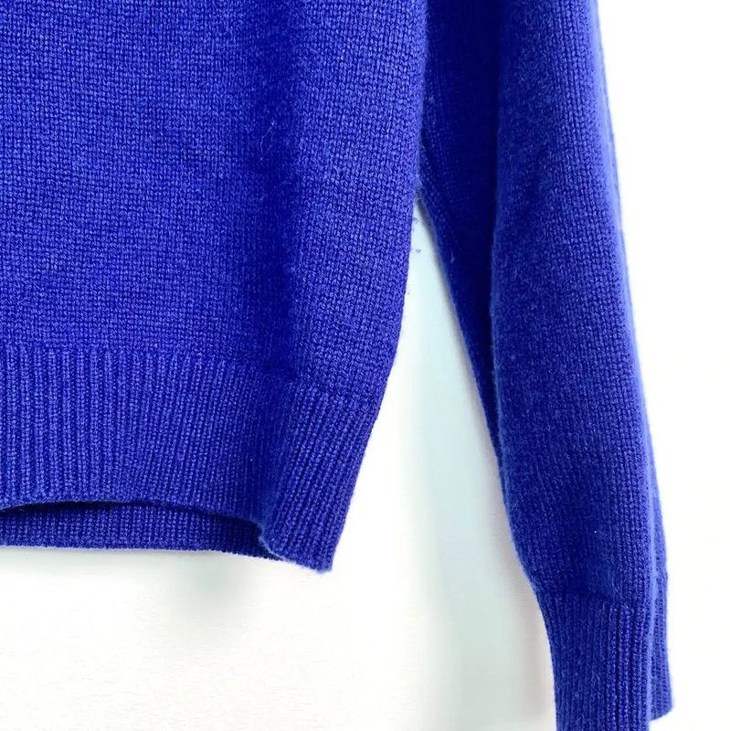 Louis Vuitton Louis Vuitton Blue Cashmere Sweater for Women 0089 Size M / US 6-8 / IT 42-44 - 4 Thumbnail