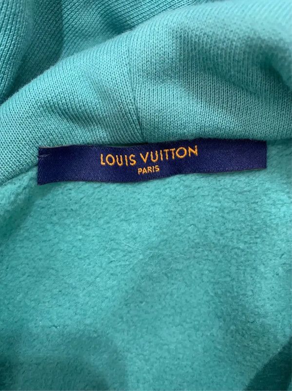 Louis Vuitton Louis Vuitton Aqua Cotton Women's Hoodie 0089 Size M / US 6-8 / IT 42-44 - 3 Thumbnail