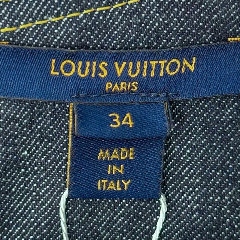 Louis Vuitton Louis Vuitton Gray Cotton Blend Dress 0089 Size L / US 10 / IT 46 - 4 Thumbnail