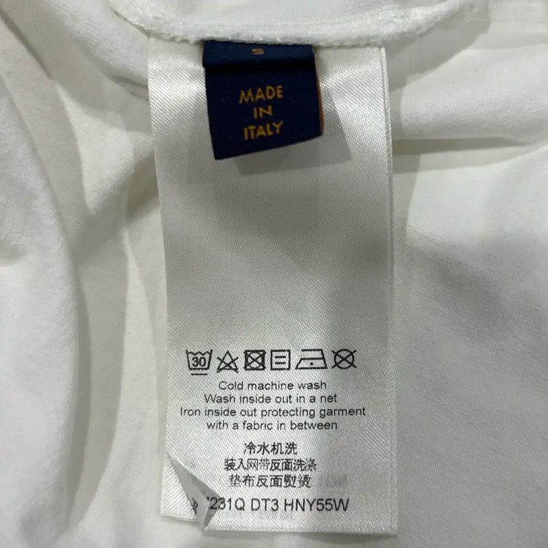 Louis Vuitton Louis Vuitton White Women's T-Shirt 0089 Size S / US 4 / IT 40 - 4 Thumbnail