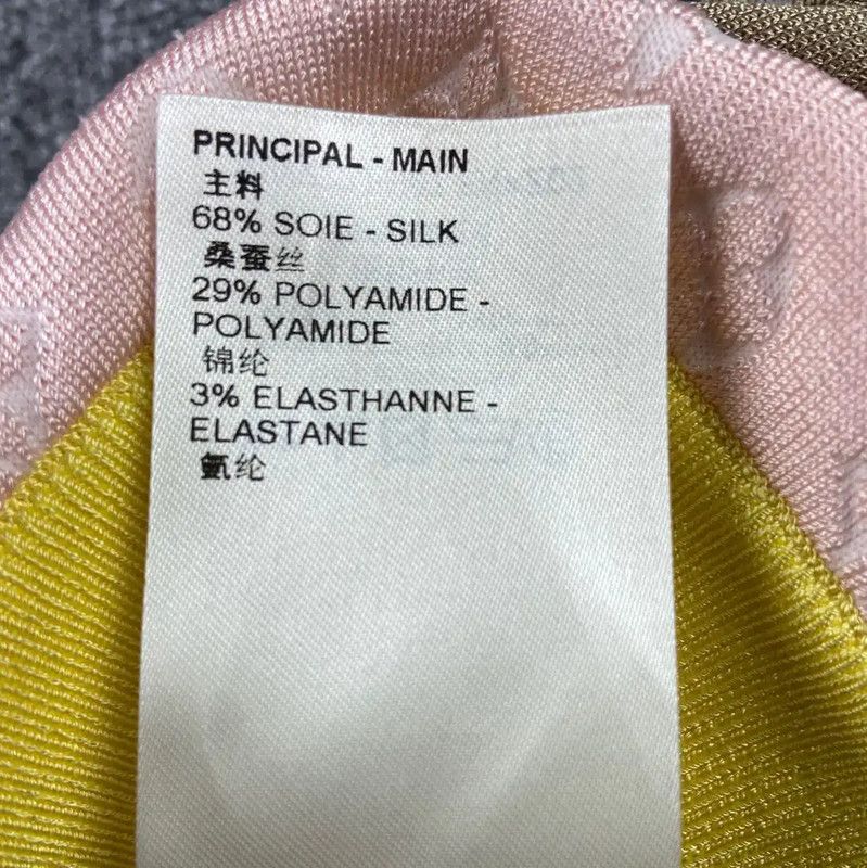Louis Vuitton Louis Vuitton Multicolor Silk Midi Skirt 0089 Size 22" - 6 Thumbnail