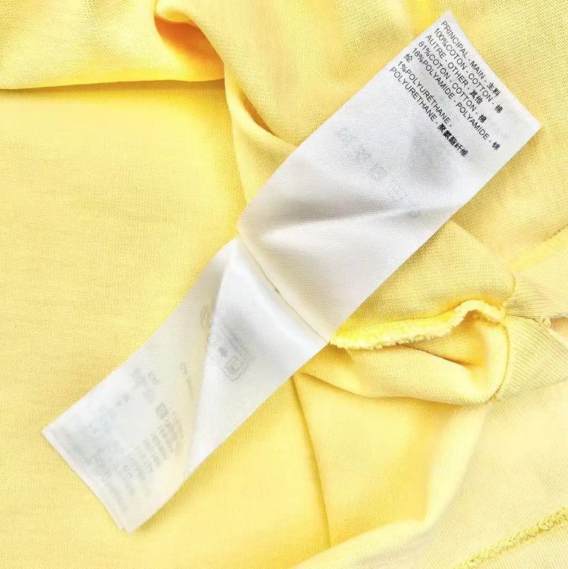 Louis Vuitton Louis Vuitton Bright Yellow Cotton Women's T-Shirt 0089 Size XS / US 0-2 / IT 36-38 - 5 Thumbnail