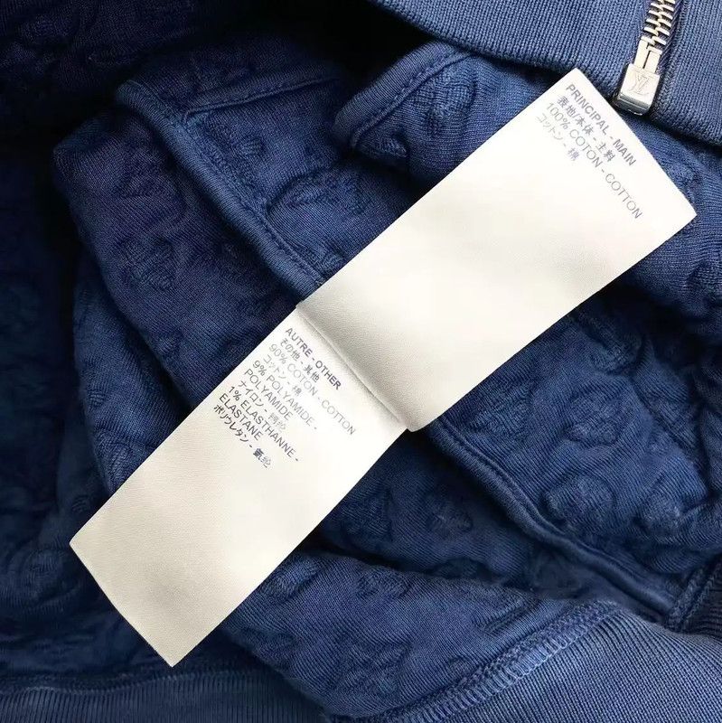 Louis Vuitton Louis Vuitton Blue Cotton Jacket for Women 0089 Size XS / US 0-2 / IT 36-38 - 6 Thumbnail