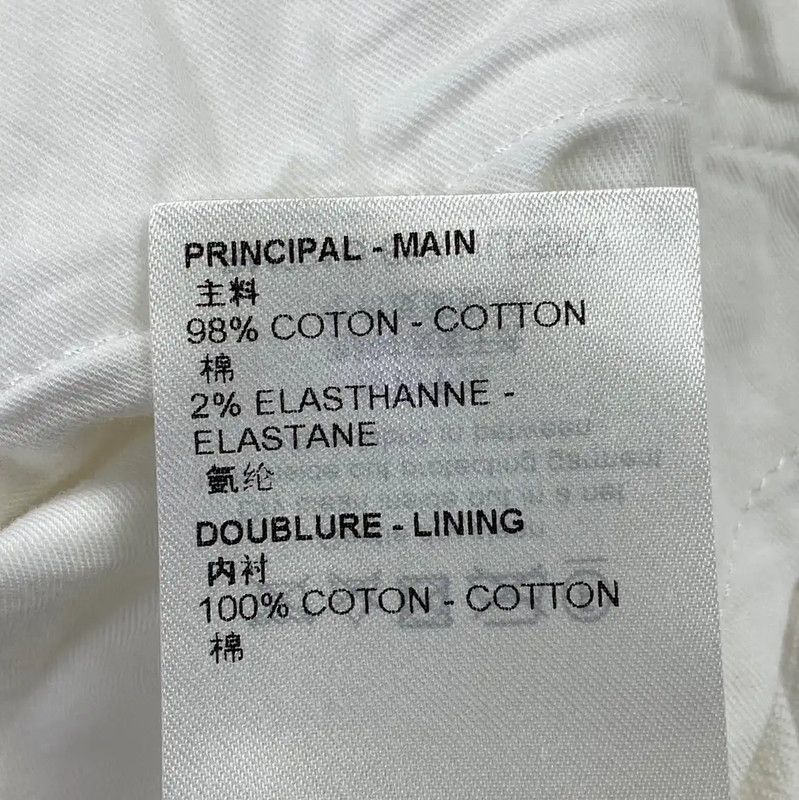 Louis Vuitton Louis Vuitton White Cotton Wide-Leg Jeans 0089 Size 30" / US 8 / IT 44 - 6 Thumbnail
