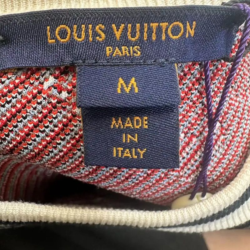 Louis Vuitton Louis Vuitton Spring Autumn Red Knit Sweater 0089 Size M / US 6-8 / IT 42-44 - 3 Thumbnail