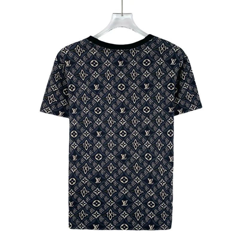 Louis Vuitton Louis Vuitton Blue Cotton Women’s T-Shirt 0089 Size XS / US 0-2 / IT 36-38 - 2 Thumbnail