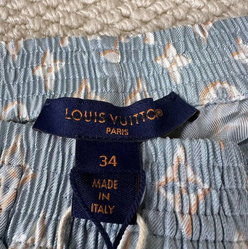 Louis Vuitton Louis Vuitton Women's Silk XXS Shorts 0089 Size 22" - 3 Thumbnail