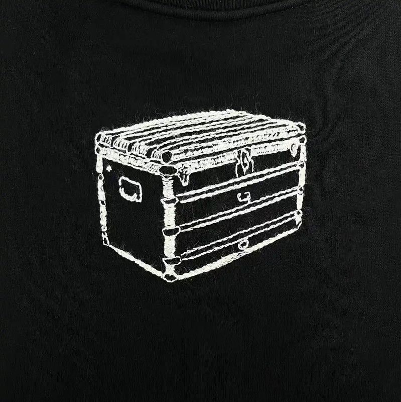 Louis Vuitton Louis Vuitton Black Striped Cotton Blend Sweatshirt 0089 Size S / US 4 / IT 40 - 5 Thumbnail