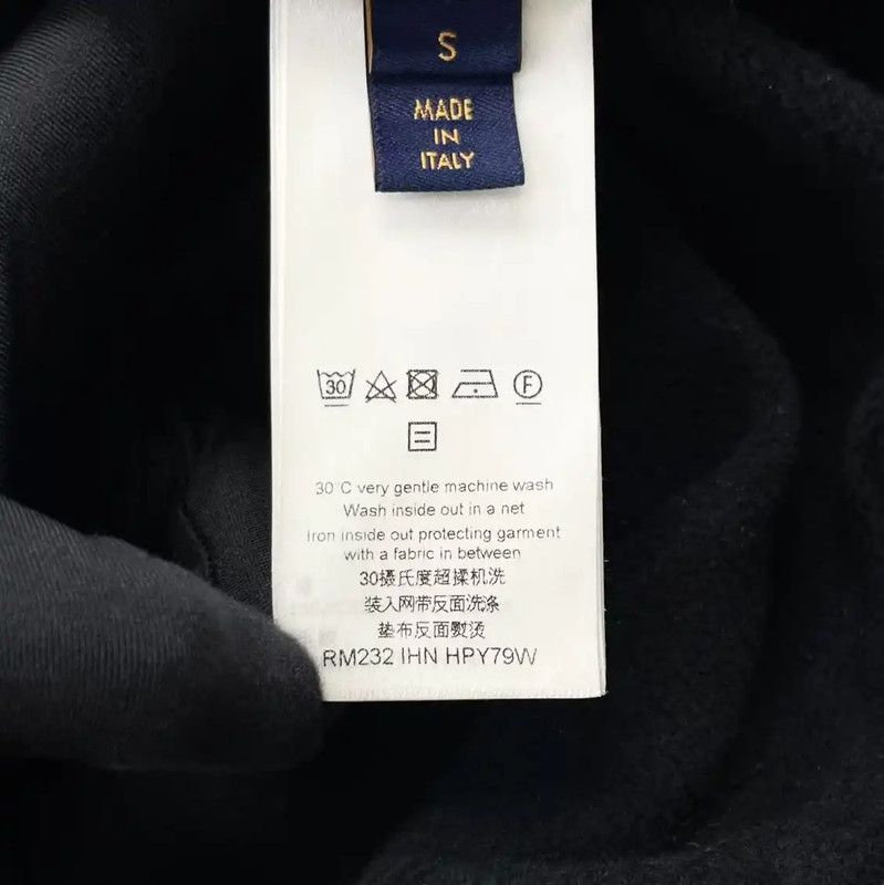 Louis Vuitton Louis Vuitton Black Striped Cotton Blend Sweatshirt 0089 Size S / US 4 / IT 40 - 6 Thumbnail