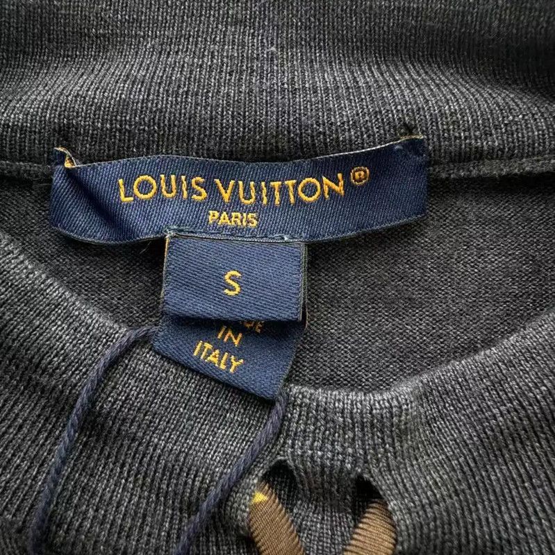 Louis Vuitton Louis Vuitton Black Women's T-Shirt Size S 0089 Size S / US 4 / IT 40 - 3 Thumbnail