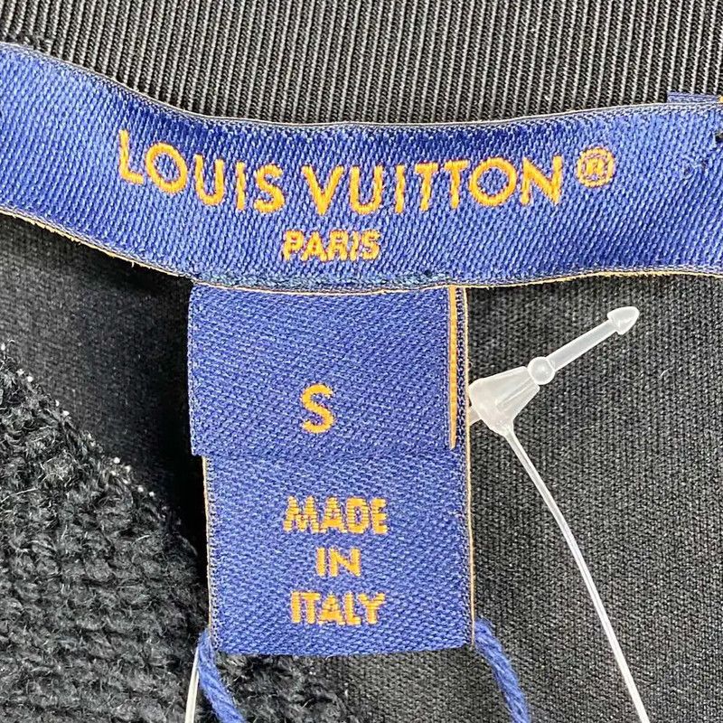 Louis Vuitton Louis Vuitton Black Cotton Women's Skirt 0089 Size 23" - 4 Thumbnail