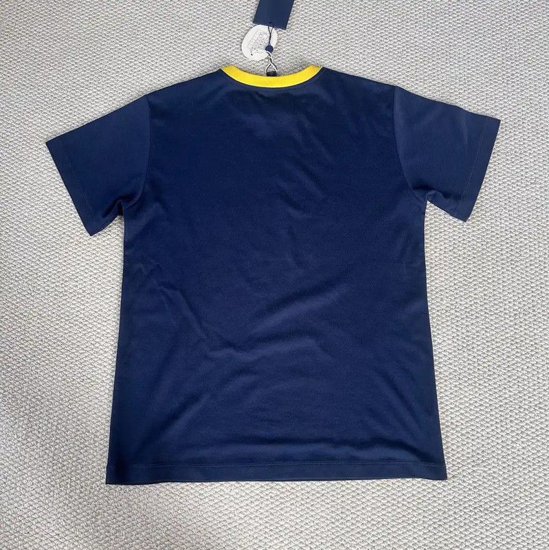 Louis Vuitton Louis Vuitton Women's Navy Cotton T-Shirt 0089 Size M / US 6-8 / IT 42-44 - 2 Thumbnail