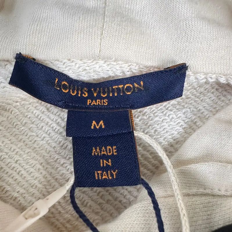Louis Vuitton Louis Vuitton Beige Cotton Women's Hoodie 0089 Size M / US 6-8 / IT 42-44 - 3 Thumbnail