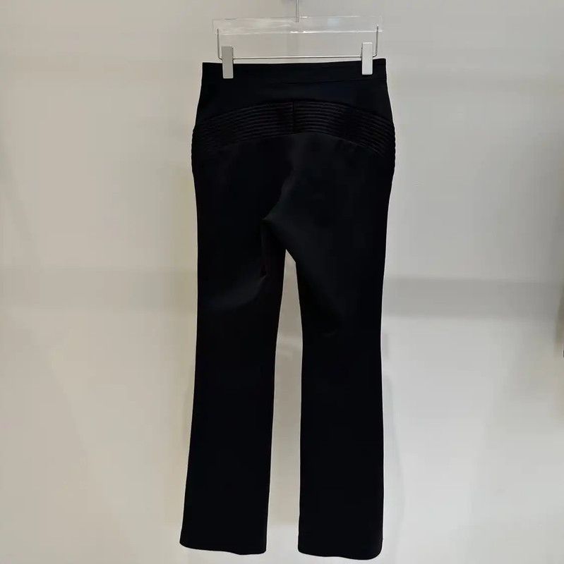 Louis Vuitton Louis Vuitton Black Nylon Logo Casual Pants 0089 Size 22" - 4 Thumbnail