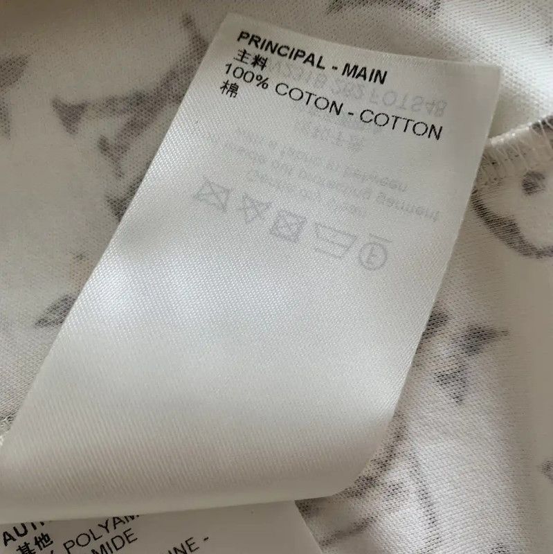 Louis Vuitton Louis Vuitton Beige Logo Women's T-Shirt 0089 Size XS / US 0-2 / IT 36-38 - 4 Thumbnail